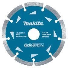 Алмазний диск по бетону сегмент Makita 125х22,23х2.2 мм D-41595 фото
